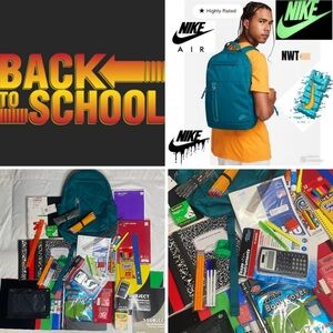 🔥Nike backpack + school supplies 📚 ✏️🚌